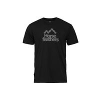 HORSEFEATHERS Funkčné tričko Rooter - chain black BLACK velikost M