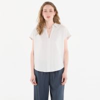 Koszula Calvin Klein Linen Cks Ss Classic Fit Shirt White Sand L