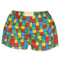 női bő szárú boxeralsó Styx art klasszikus gumipánt kockás (K959) XXL