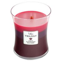 WoodWick Vonná sviečka váza Trilogy Sun Ripened Berries 275 g