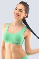 Podprsenkový top Gina 07011P - bambus Světle zelená L/XL