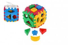 Vkladačka kocka plast 12x12cm v sieťke 12m +
