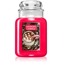 Country Candle Peppermint & Cocoa lumânare parfumată 737 g