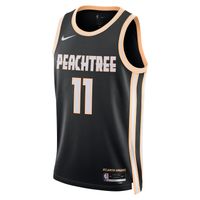 Nike NBA Dri-FIT Atlanta Hawks Trae Young Swingman Jersey - Pánske - Dres Nike - Čierne - HM5005-010 - Veľkosť: L