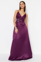 Női ruha Trendyol TPRSS23AE00204/Black