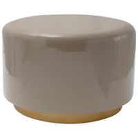 Kayoom PRÍRUČNÝ STOLÍK, sivá, zlatá