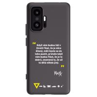 Silikónový čierny obal pre Xiaomi 11T - Kazma - MĚLI BYSTE SE DO TOHO PUSTIT
