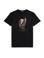 Polo Ralph Lauren Majica  cappuccino / tamno smeđa / crna / bijela