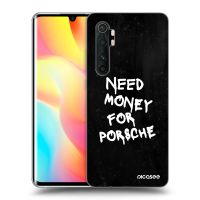 Silikónový prehľadný obal pre Xiaomi Mi Note 10 Lite - Black Dollar