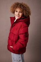 DEFACTO Boy's Water Repellent Hooded Puffer Jacket