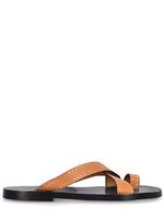 10mm Jinsay Leather Flat Sandals