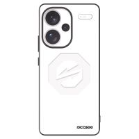 Silikónový čierny obal pre Xiaomi Redmi Note 13 Pro+ 5G - OKTAGON - Ghost Logo