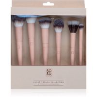 SOSU Cosmetics Luxury Brush Face Collection sada štětců na obličej 6 ks