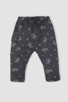 DEFACTO Baby Boy Zebra Patterned Elastic Waist Tracksuit Bottoms