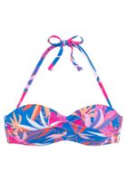 BUFFALO Bikini gornji dio  plava / lavanda / narančasta / magenta
