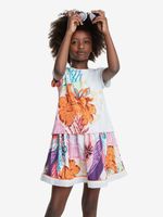 Desigual Vest Guadalupe Kinderkleider Weiß