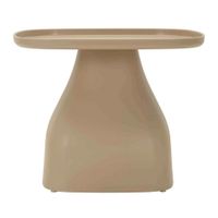 KONFERENČNÝ STOLÍK, béžová, plast, 48/48/38 cm