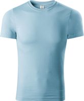 PICCOLIO® Unisex tričko Paint v lehčí gramáži 150 g/m bez bočních švů Barva: Nebesky modrá, Velikost: XL