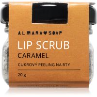 Almara Soap Scrub cukrový peeling na pery Caramel 20 g