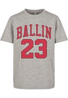 Kids Ballin 23 Tee heather gray