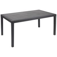 ZÁHRADNÝ STÔL, plast, 150/90/72 cm