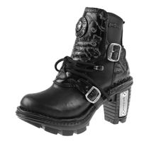 High Heels Frauen - ITALI NEGRO, DRAMA ANTE NEGRO - NEW ROCK - M.NEOTR061-S1 40