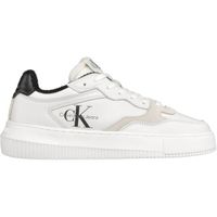 Calvin Klein CHUNKY CUPSOLE COUI LTH Дамски обувки за свободното време, бяло, размер