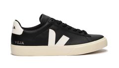 Veja CAMPO CHROMEFREE LEATHER Black White Ženy - Tenisky Veja - Černá - CP0501215A-7 - Size: 7