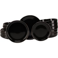 Creatable JEDÁLENSKÝ SERVIS Nordic Festive Schwarz 18-dielne