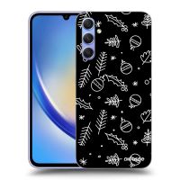 Silikónový čierny obal pre Samsung Galaxy A34 5G A346B - Mistletoe