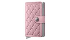 Secrid Miniwallet Emboss Diamond Rose Unisex - Peňaženka Secrid - Ružová - MEd-Rose-One-size - Size: One size