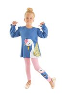 Denokids Swan Girl Kids Tunic Leggings Suit