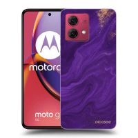 Silikónový čierny obal pre Motorola Moto G84 5G - Purple