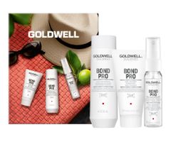 Darčeková sada pre slabé a krehké vlasy Goldwell Dualsenses Bond Pro Travel Set + darček zadarmo