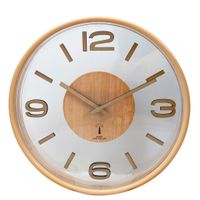 Ambia Home RÁDIOM RIADENÉ HODINY, svetlohnedá, 30 cm