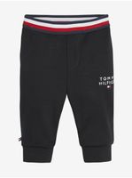 Černé dětské tepláky Tommy Hilfiger