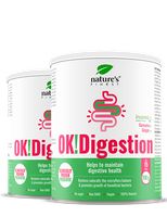 OK!Digestion 1+1 BESPLATNO | Superhrana | Poboljšava probavu | Smanjuje zatvor | Ravnoteža mikroflore | 1+1 Besplatno | 300g