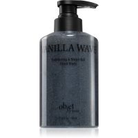 KUNDAL Objet Exfoliating & Waterfull Hand Wash Negovalno tekoče milo za roke z učinkom eksfoliacije z vonjem Vanilla Wave 380 ml