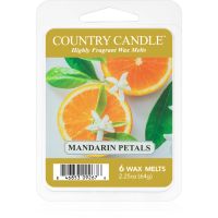 Country Candle Mandarin Petals vosek za aroma lučko 64 g