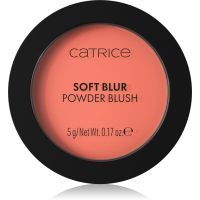 Catrice Soft Blur Powder Brush Puderrouge mit Matt-Effekt Farbton 020 Coral Cloud 5 g