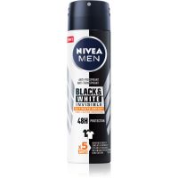 Nivea Men Invisible Black & White αντιιδρωτικό σε σπρέι για άντρες 150 ml