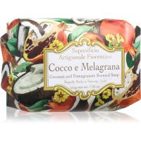 Saponificio Artigianale Fiorentino Coconut and Pomegranate Perfumed Soap naravno trdo milo 200 g