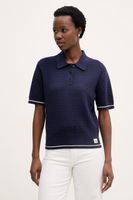 Calvin Klein Jeans polo tricotat pentru femeie