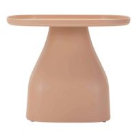 KONFERENČNÝ STOLÍK, ružová, plast, 48/48/38 cm