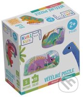 KukiKuk Véééliké puzzle Dinosauři - puzzle z kategorie Maxi dílky