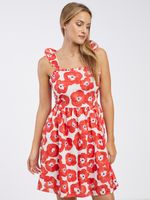 Pieces Halia Kleid Rot