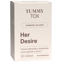 Her Desire: Natürliches Aphrodisiakum. Libido Booster für Frauen. 60 Kapseln | TummyTox