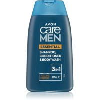 Avon Care Men Essential 3 в 1 шампунь, кондиціонер та гель для душу 200 мл