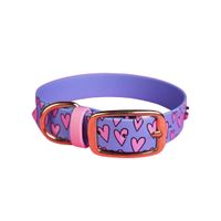 Nyakörv Bura púder levendula Szív | Kutyanyakörv