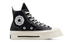 Converse Chuck 70 De Luxe Squared - Pánske - Tenisky Converse - Čierne - A06435C - Veľkosť: 37.5